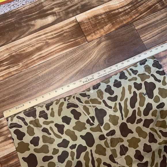 Vintage Hodgman Fishing Hunting Waterproof Nylon Camo Rain Pants Mens XL 48x31" - Picture 8 of 13